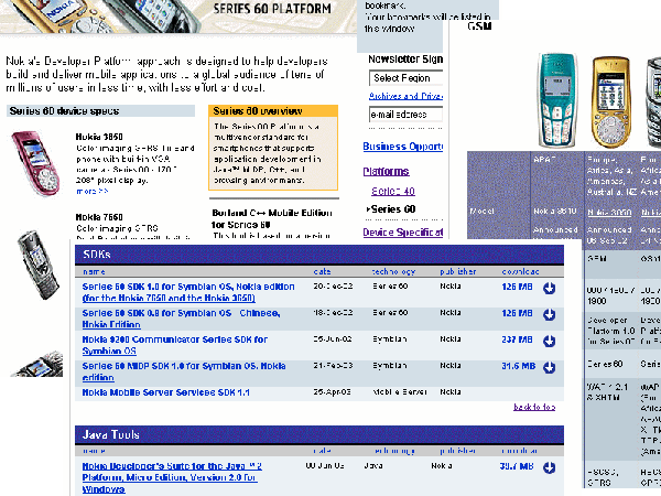 Forum Nokia Screenshots