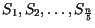 $S_{1}, S_{2}, \ldots, S_{ \frac{n}{5}}$