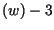 $(w)-3 $